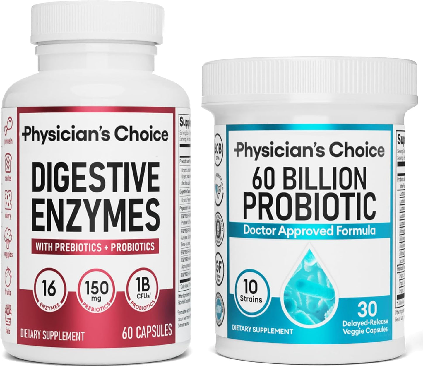 AVANTI™ - DIGESTIVE ENZYMES 60CT + 60B PROBIOTIC 30CT