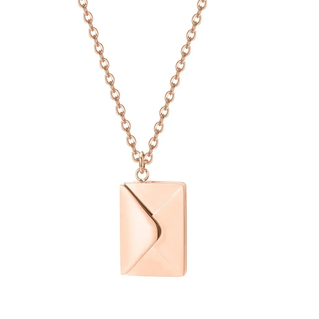 AVANTI™  - ENVELOPE LOVE LETTER PENDANT NECKLACE