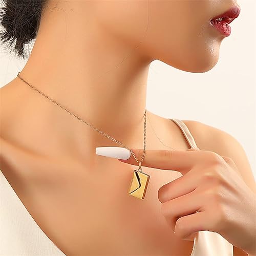 AVANTI™  - ENVELOPE LOVE LETTER PENDANT NECKLACE