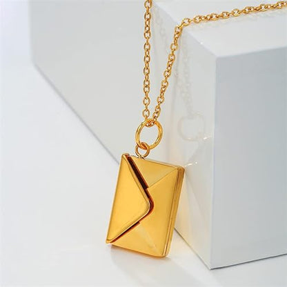 AVANTI™  - ENVELOPE LOVE LETTER PENDANT NECKLACE